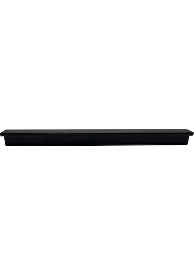 Fulya Alüminyum Metal Lüks Modern Mobilya Çekmece Mutfak Dolabı Kulpu 96mm Siyah