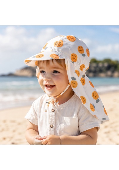 Lassig Flap Hat Uv Korumalı Uzun Şapka Orange Sea Salt Turuncu