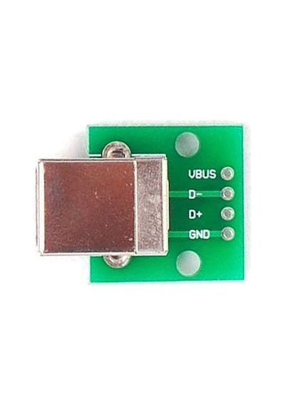 Robizstore-Usb Type B To Dip Çevirici Pcb Usb Haberleşme Deney Prototip 5V
