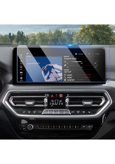 Bmw X3 Navigasyon 12.3 Inç Uyumlu Ekran Koruyucu 9h Nano Film 202