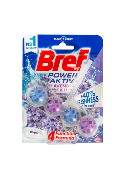 Bref Power Aktıv 50g Lavanta Wc Blok Tuvalet Temizleyici 2'li Ekonomik Paket - 2 Adet Tarı