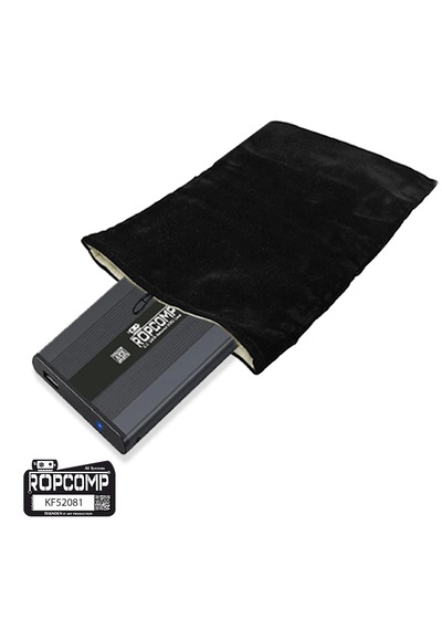 Ropcomp Taşıma Kılıfı Kadife Kumaş 21x14 Cm 7'' Tablet, 3.5" Hdd & 2.5" Harici Hdd Uyumlu