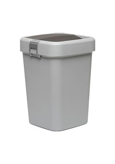 Koçtaş Comfort Kilitli Çöp Kovası 8 Litre Gri