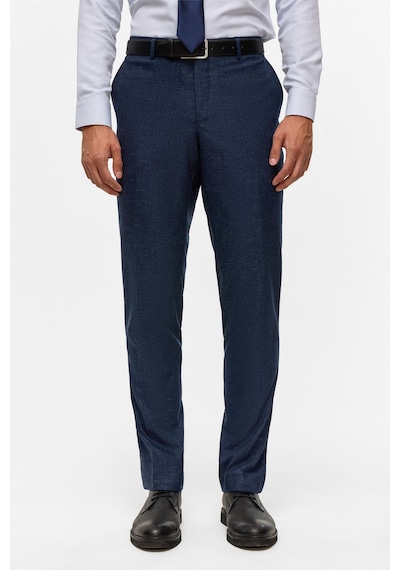 Süvari Lacivert Slim Desenli Mono Yaka 6 Drop Takım Elbise-38749 Lacivert Süvari Lacivert Slim Desenli Mono Yaka 6 Drop Takım Elbise-38749 Lacivert