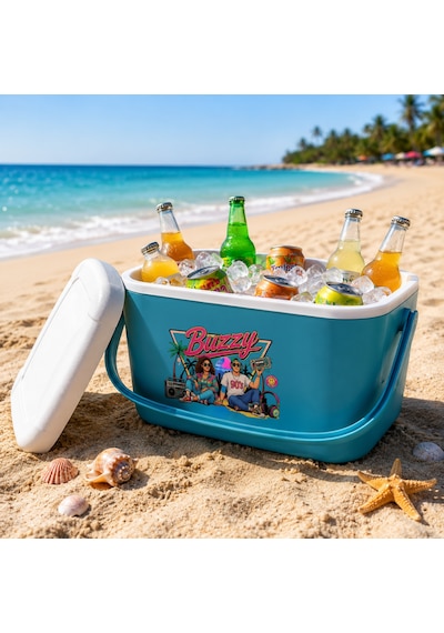 20 Lt Buzzy Retro Buzluk Termos 1179 Cooler Box -396 Turkuaz