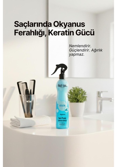 Çift Fazlı Keratin İçerikli Fön Suyu 400ml
