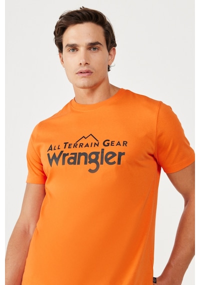 All Terrain Gear Regular Fit Normal Kesim Bisiklet Yaka Turuncu Tişört W232568700 Turuncu