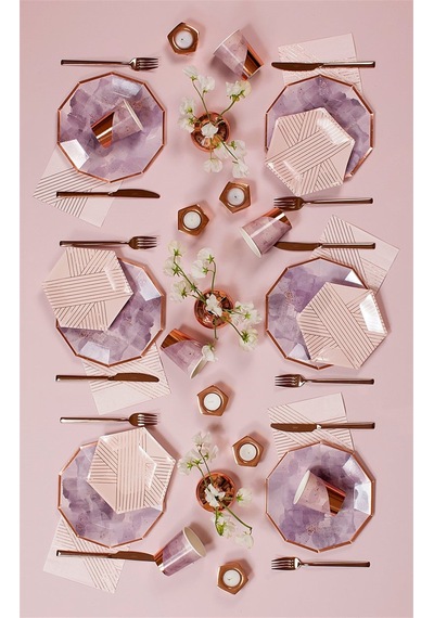 Harlow & Grey - Amethyst Peçete - 20'li