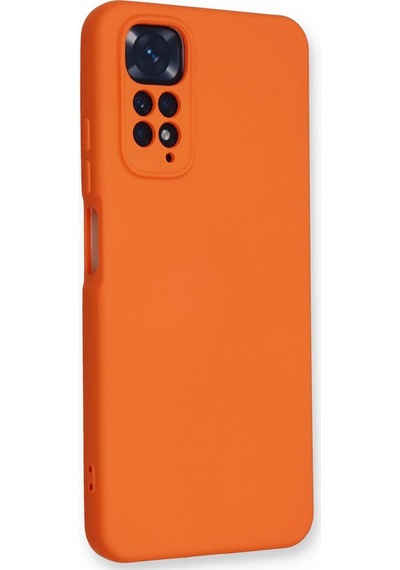 Uryport Xiaomi Redmi Note 11 Kılıf Nano İçi Kadife Silikon - Turuncu