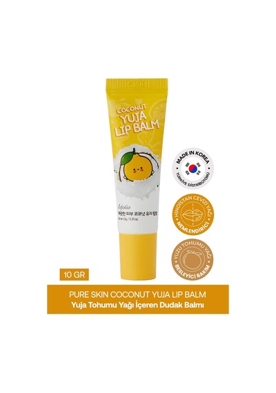 Esfolio Hindistan Cevizi ve Yuja İçeren Onarıcı Dudak Balmı Esfolio Coconut Yuja Lip Balm