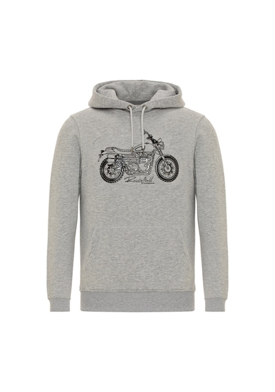 Routefield Erkek Sweatshirt Horst Gri Melanj Gri Gri