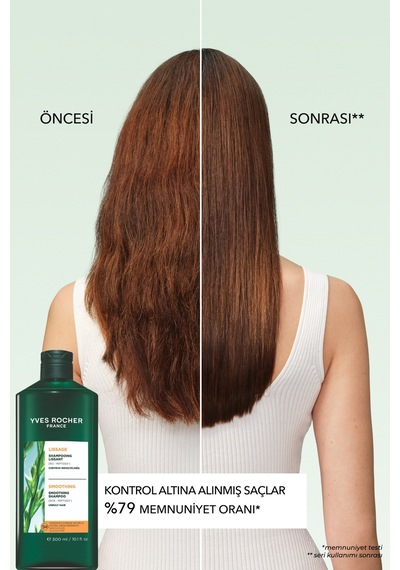Yves Rocher Yatıştırıcı Prebiyotik Şampuan-asi Ve Kabarık Saçlar / Lissage-sls,sles İçermez,vegan-300ml