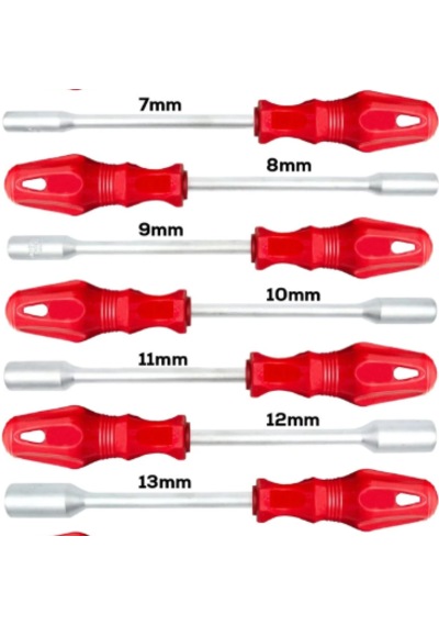 Lokma Tornavida Seti 7 Li Set 7mm-8mm-9mm-10mm-11mm-12mm-13mm