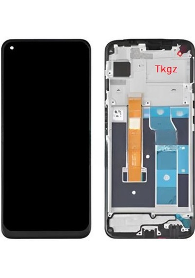 Tkgz Oppo Realme 6 Uyumlu Lcd Ekran Dokunmatik Service Pack Lcd Ekran - Full Çıtalı