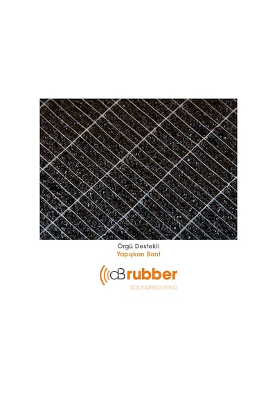Dbrubber Teker Davlumbaz Oto Ses Yalıtımı Firex Sünger Db Rubber 12Mm 50 X40 Cm