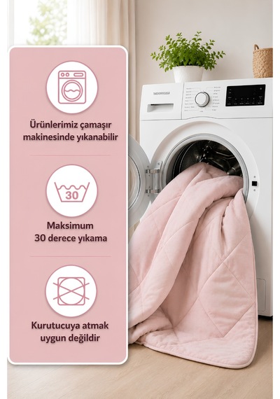 Formeya Pudra Soft Slikon Yorgan Tek Kişilik 155 215