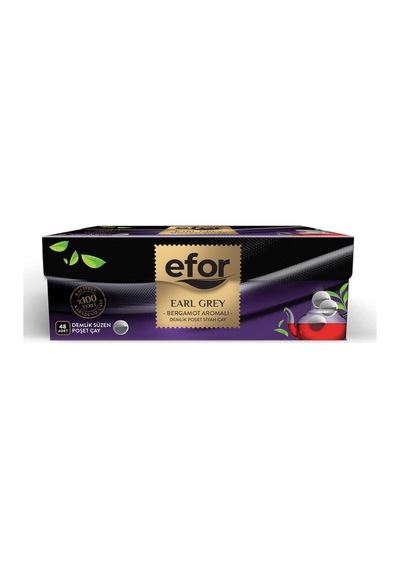 Efor Earl Grey Demlik Süzen Poşet Çay 48 X 3.2 G - 7 Adet Tarı