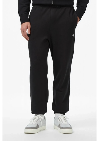 Calvin Klein Eu 350 Terry Monogram Erkek Siyah Eşofman Altı Lv04rd241g-ub1 Siyah