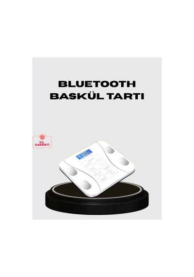 Akıllı Dijital Baskül Bluetooth Bağlantılı 8 Ölçüm Verili Akıllı Vüc - Hs08376308-8 Kırmızı