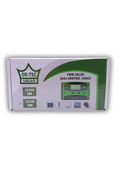 Ortec Solar 12/24v 30a Pwm Şarj Kontrol Cihazı