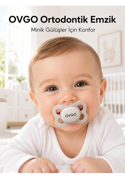 Silikon Ortodontik Emzik 0-6 Ay Bpa İçermez