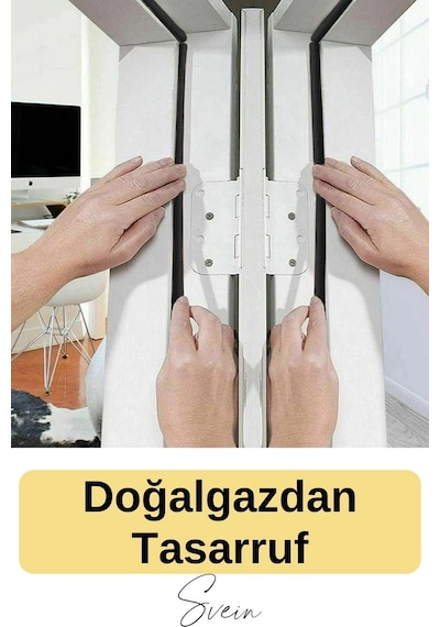 Fitil Premium Kapı Pencere Soğuk Toz Sızdırmaz İzolasyon Fitili Kendinden Yapışkanlı Isı Yalıtım 2x 0.5