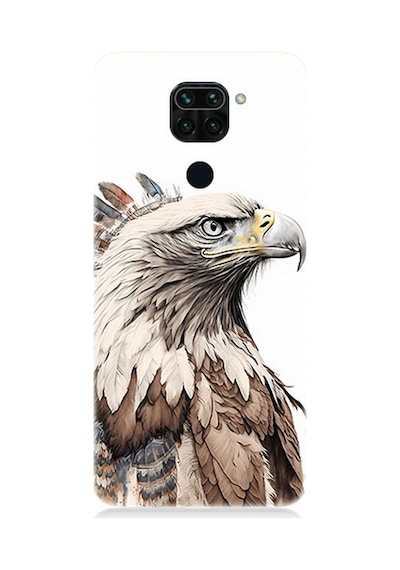Xiaomi Redmi Note 9 Uyumlu Silikon Kılıf Savaşçı Kartal