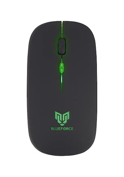 Blueforce 2, 4ghz Bluetooth Wireless Kablosuz Sessiz Mouse Siyah Işıklı