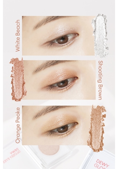 Missha M Dewy Glossy Eyes Parlak ve Işıltılı Görünüm Sunan Göz Farı White Beach