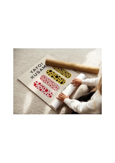 Yayoi Kusama Çerçevesiz Poster, Modern Dekoratif Çerçevesiz Poster, Tablo, Yayoikusama-13, 40 X 50