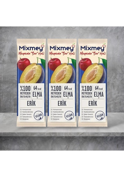 Meyve Barı Erik 20 Gr X 3 Adet