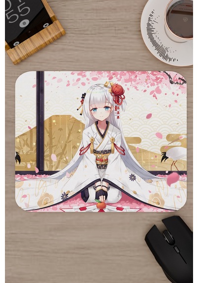 Azur Lane Kaymaz Dikişli Kauçuk Oyuncu Mousepad V5 - 22x18 Gaming Mouse Pad Fare Altlığı