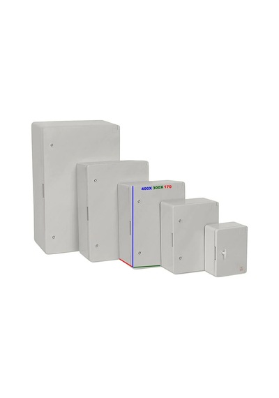 Tongün 400x300x170 Abs Plastik Taban Saclı Pano