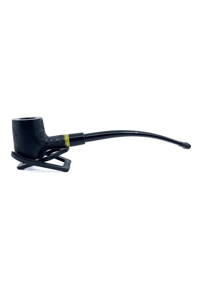 Dapper Churchwarden Okuma Piposu 9 Mm Filtreli Gül Kökü - Siyah 3768