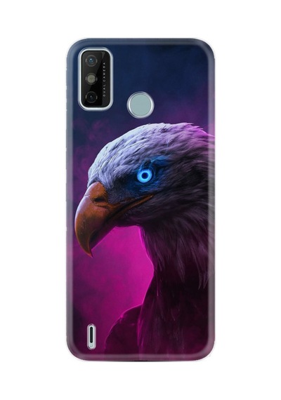 Tecno Spark 6 Go Kılıf Silikon Desen Özel Seri Kartal 1622