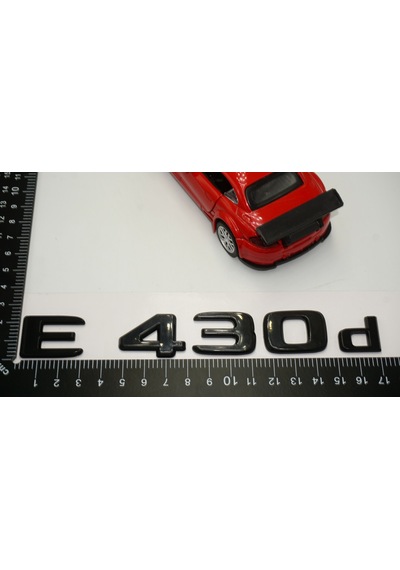 E 430d Bagaj Parlak Siyah ABS 3M 3D Yazı Logo