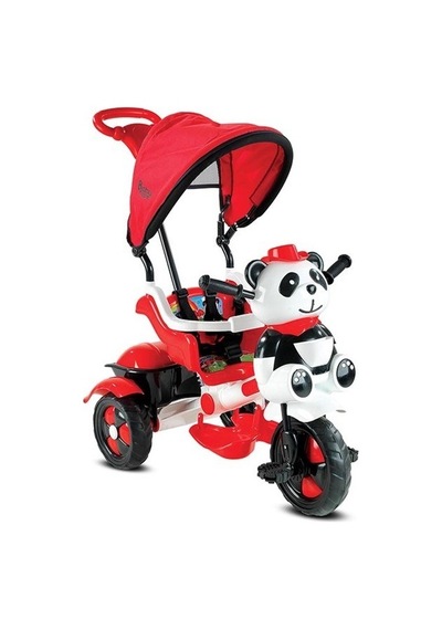 Little Panda Üçteker 127 Kırmızı Siyah