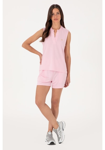 U.S. Polo Assn. Kadın Açık Pembe Modal Karışımlı Örme Şort 50306735-VR078