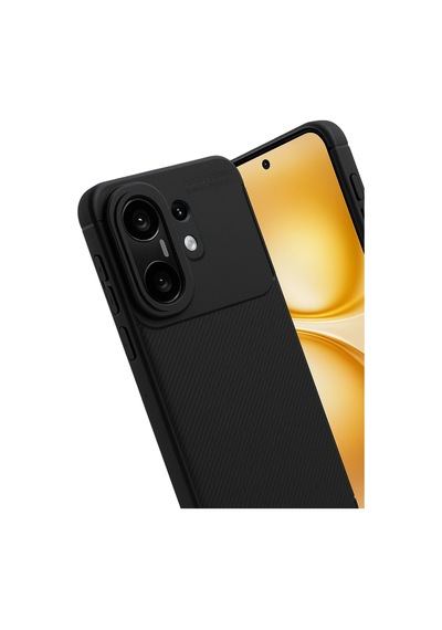 Cosmotex Newface Vivo X200 Fe Auto Focus Karbon Kapak - Siyah