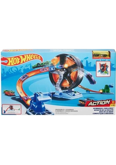 Hot Wheels Dönen Tekerlek Macerası Yarış Seti Gjm77 T000Gjm77