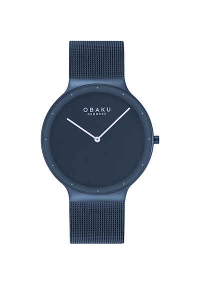 Obaku Denmark V307gxllml Quartz Hasır Lacivert Safir Cam 40 Mm Erkek Kol Saati Lacivert