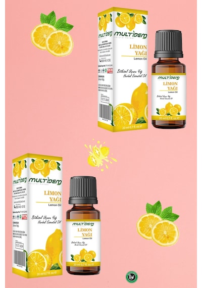 Multidem Limon Uçucu Bitkisel Yağı 20 ML