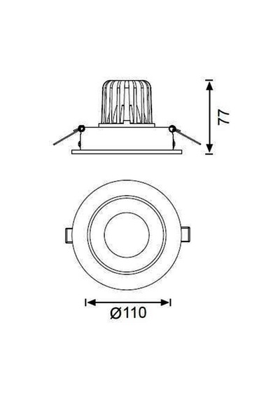 Jupıter Hareketli Led Spot Armatürü Beyaz 3000k Gün Işığı - Ls440