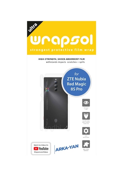 Zte Nubia Red Magic 8s Pro Arka Ve Yan Kaplama Koruyucu Film