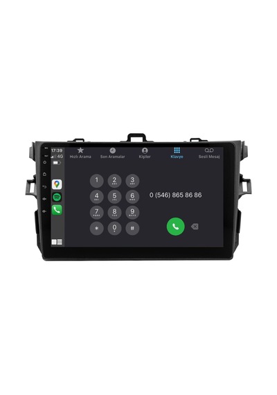 Toyota Corolla Android Multimedya Sistemi 2008-2012 Crv-4543xr