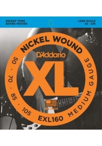 Bas Gitar Tel Seti, Xl, 50-105, Long Scale, Nıckel