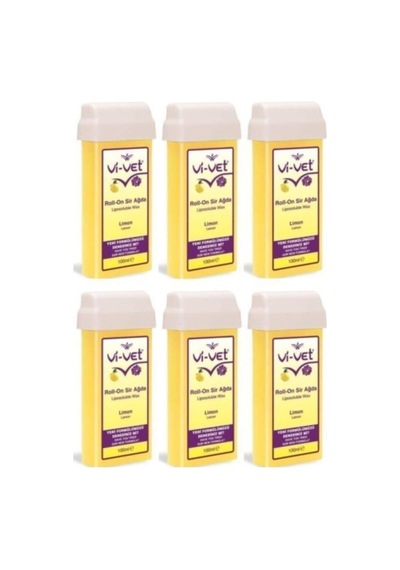 Vivet Rool-on Sır Ağda Limon 100 Ml 6'lı Set