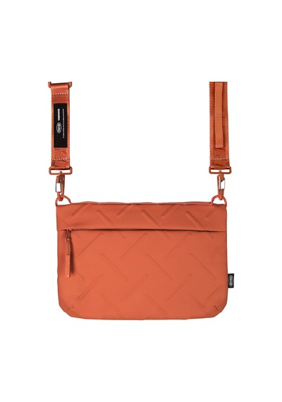 Skinarma Satchel Juno Desenli Naylon Scout Bilek Askı Kayışlı Aksesuar Çantası Turuncu