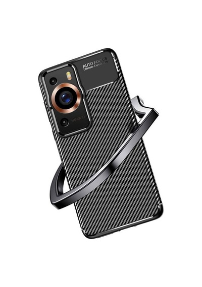 Huawei P60 Pro İle Uyumlu Kılıf Focus Karbon Tasarım Telefon Kılıfı Kapak Huawei P60 Pro İle Uyumlu Kılıf Focus Karbon Tasarım Telefon Kılıfı Kapak