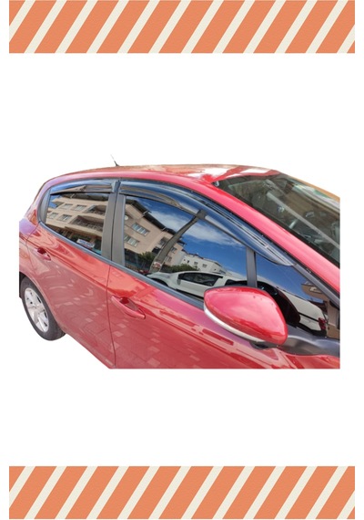 Peugeot 208 Tüm Modellerine Özel 4'lü Mügen Tip Cam Rüzgarlığı